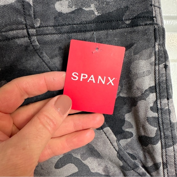 SPANX stretch Twill camo jogger pants NWT size large - Picture 6 of 10
